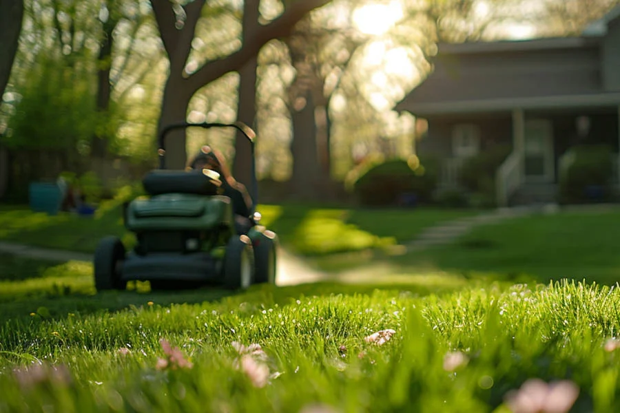 electric mulch lawn mower